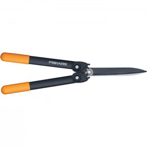 Ножницы садовые с силовым приводом Fiskars для живой изгороди
