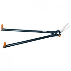 Ножницы садовые с рычажным приводом Fiskars PowerLevel для травы и живой изгороди